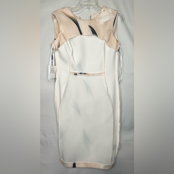 Calvin Klein Calla Lilly Sleeveless Dress with Cable & Gage Black Cardigan - Picture 7 of 12